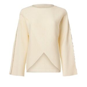 LIKE NEW SIZE S/M/XL Cream Crew Neck Sweater